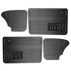 SET DE 4 PANNEAUX DE PORTE Type 1 08/66-09/79 (NOIR)