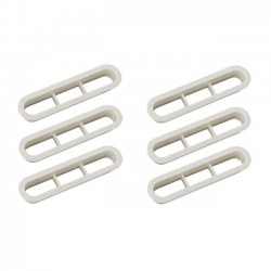 GRILLES D'AERATION POUR LUNETTE ARRIERE Type 1 et 1302 08/71- (Blanc)