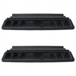 SET DE 2 GRILLES DE VENTILATION TABLEAU DE BORD REMBOURE Type 1 08/70-