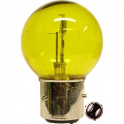 AMPOULE CODE EUROPEEN JAUNE 12V 3 PICOTS