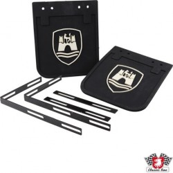 SET DE 2 BAVETTES NOIRES WOLFSBURG T2