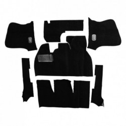 KIT DE MOQUETTE NOIRE BOUCLEE Type 1 CABRIOLET 07/55-07/68