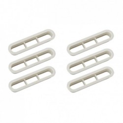 GRILLES D'AERATION POUR LUNETTE ARRIERE Type 1 et 1302 08/71- (Blanc)