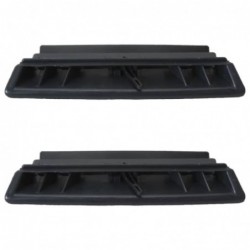 SET DE 2 GRILLES DE VENTILATION TABLEAU DE BORD REMBOURE Type 1 08/70-