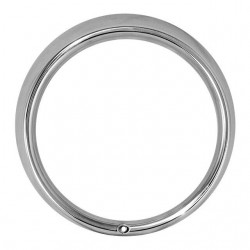 CERCLAGE DE PHARE ROND A 1 TROU INOX (VIS DE REGLAGE SUR LE PHARE)