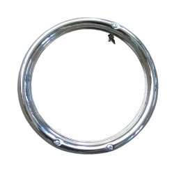 CERCLAGE DE PHARE ROND 3 TROUS CHROME