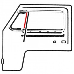 JOINT VERTICAL DEFLECTEUR FIXE GAUCHE OU DROIT Type 2 08/67-07/79